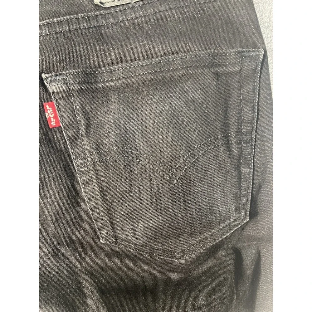 Levis 511 Slim Fit Mens Black Denim Jeans 34x30 Stretch Casual Pants